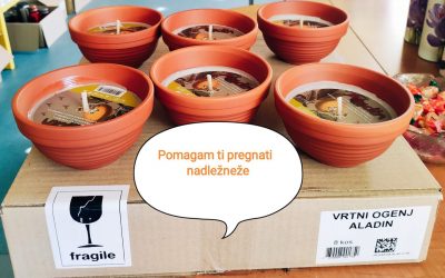 Za sproščene večere prižgite Vrtni ogenj Aladin z vonjem Citronelle