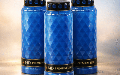 NOVO! Kristal 14D Premium line v modri barvi